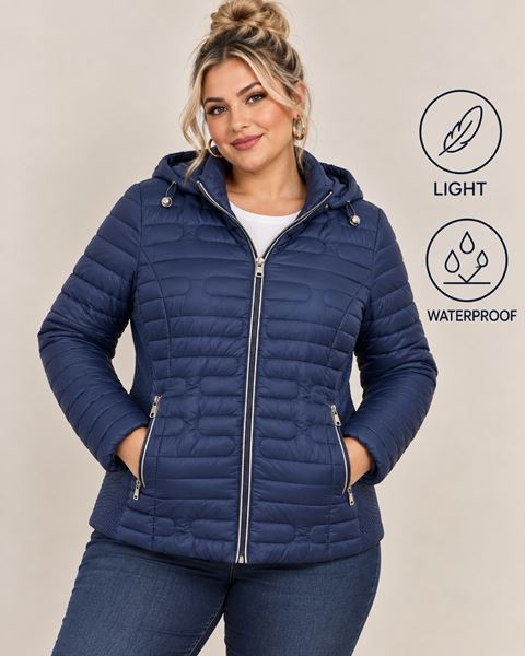 Picture of WARM AND LIGHTWEIGHT JACKET - DETACHABLE HOOD & SIDE ELASTIC